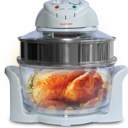 Lò Nướng Thủy Tinh Khaluck KL-658H 17L 1300W Bóng Đèn Halogen Khaluck KL-658H dung tích 17L