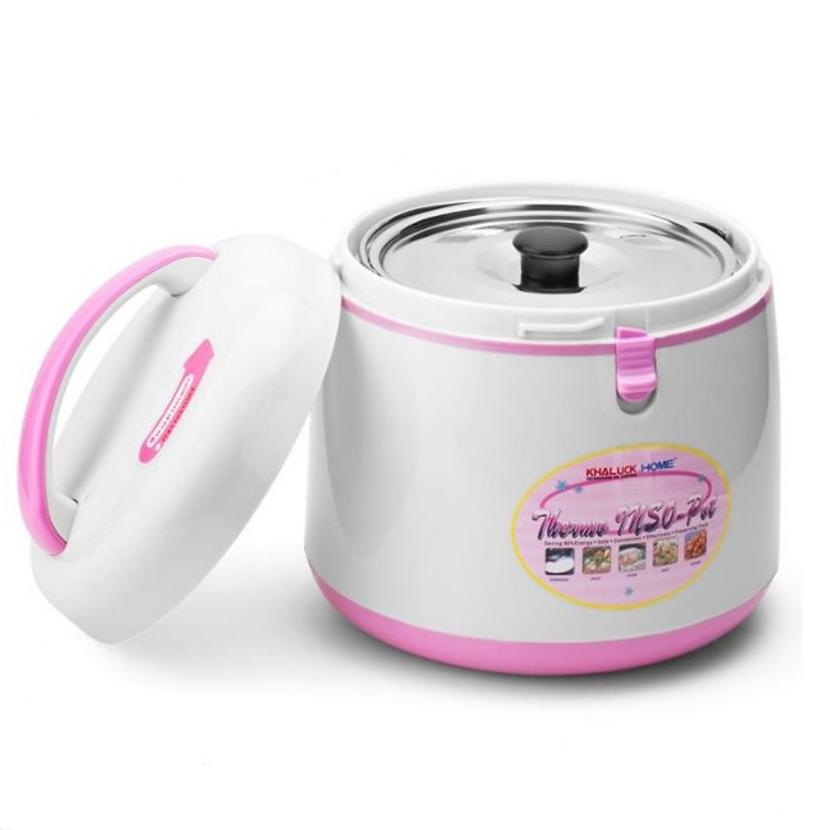 Nồi Ủ Khaluckhome KL-702 2.5L Lòng Nồi Inox Nồi Ủ Khaluck KL-702 2.5L (Trắng)