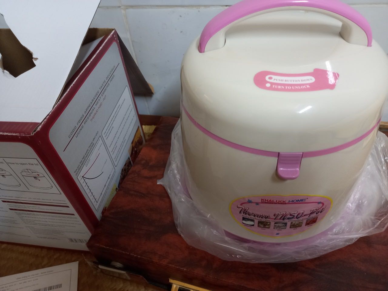 Nồi Ủ Khaluckhome KL-702 2.5L Lòng Nồi Inox Nồi Ủ Khaluck KL-702 thiết kế an toàn và tiện lợi