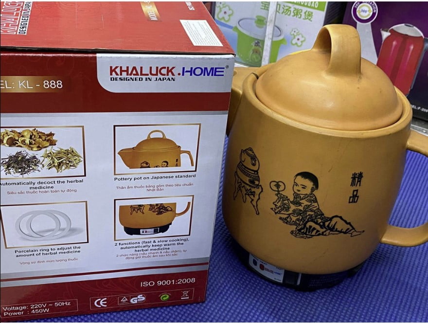 Siêu sắc thuốc tự động Khaluck KL-888 3.3 lít 450w Siêu sắc thuốc tự động Khaluck KL-888 3.3 lít 450w