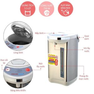 Bình Thủy Điện Khaluck KL-955 5.5L 800W Bình Thủy Điện Khaluck KL-955
