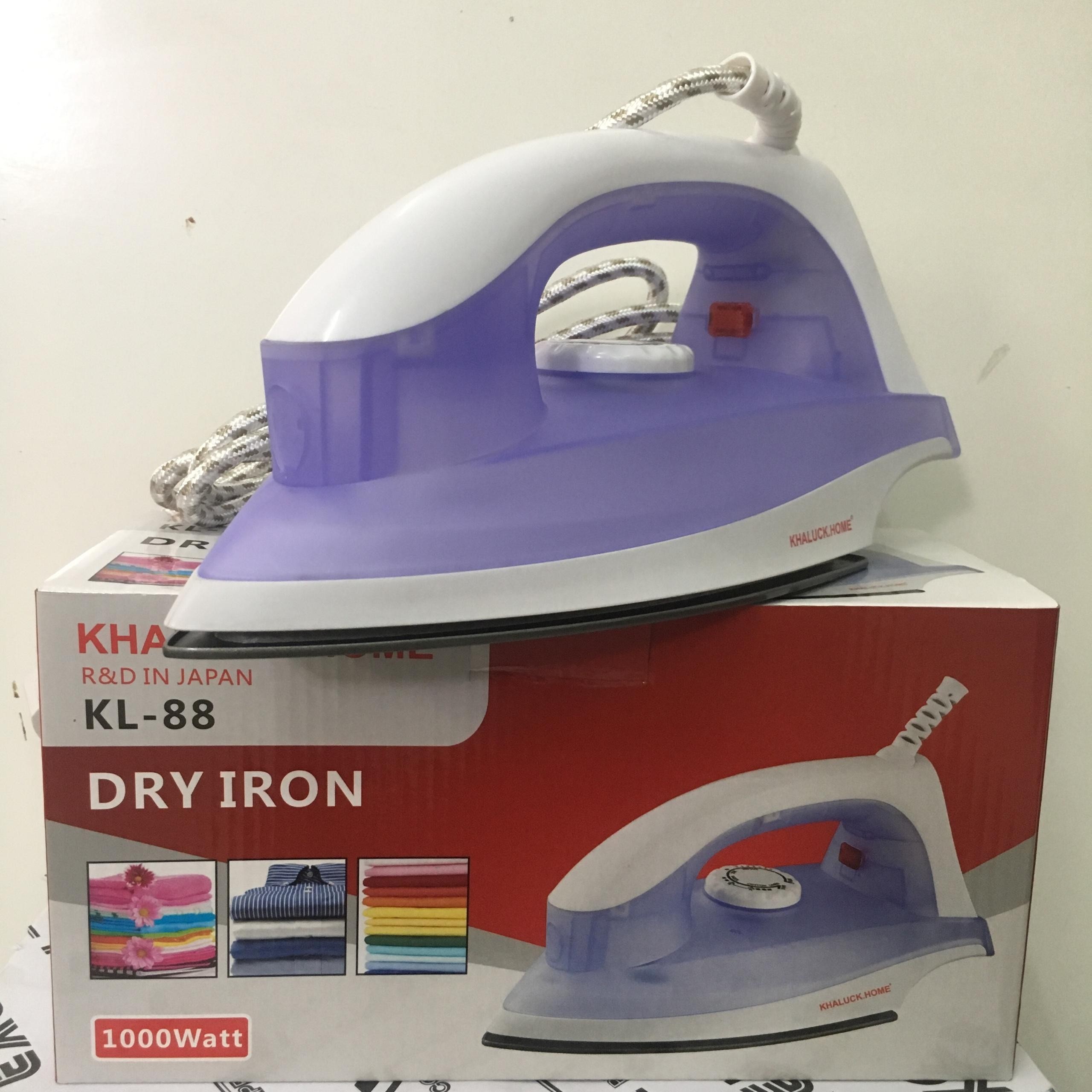 Bàn ủi khô Khaluck.Home KL-88 1000W Teflon Chống Dính Bàn ủi khô Khaluck.Home KL-88 1000W Teflon Chống Dính